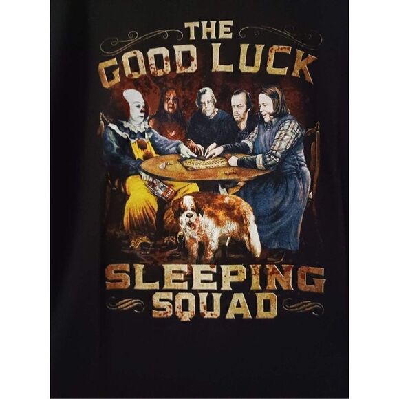The good luck sleeping squad Men's T-shirt size 2XL - Picture 2 of 2